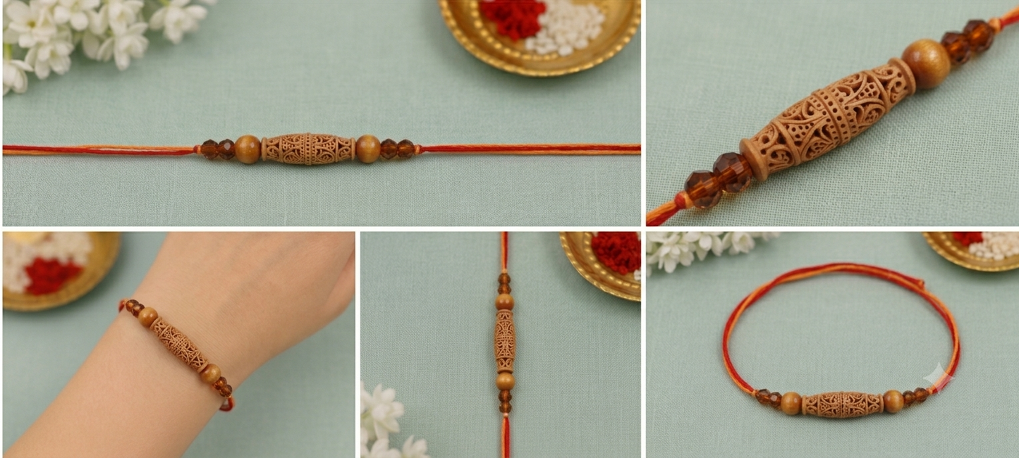 Sandalwood Heritage Rakhi RKH-SH-2026-006