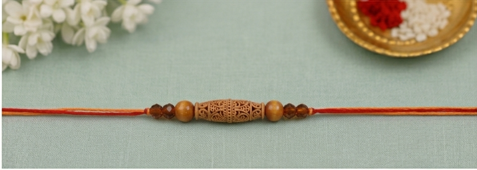 Sandalwood Heritage Rakhi RKH-SH-2026-006